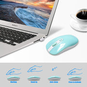 fashion wireless keyboard mouse set 2.4G thin desktop laptop accessories - Xanfro