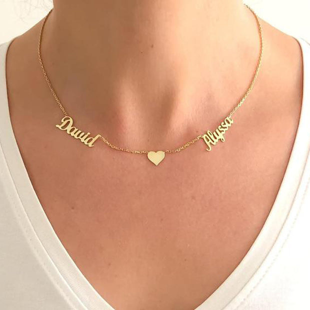 DIY custom products love necklace women - Xanfro