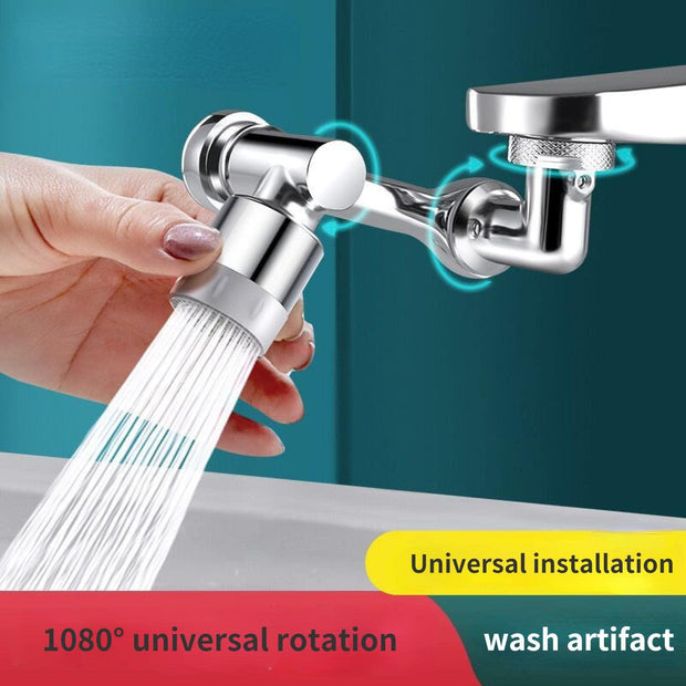 Universal 1080 Swivel Faucet Aerator Multifunction Faucet Extender Universal Swivel Splash Resistant Shower - Xanfro