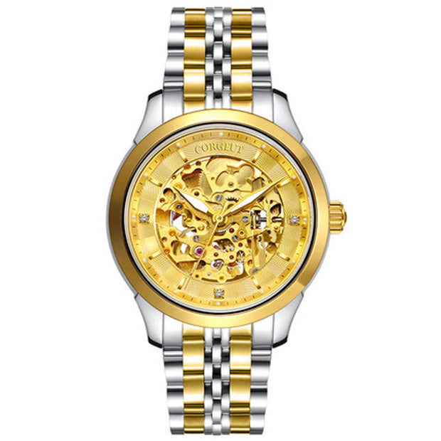 Hollow-out Full-automatic Mechanical Men's Business Casual Watch