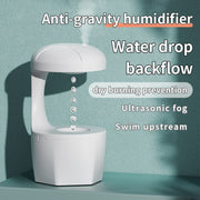 New Arrival Portable 800ml H2o Anti Gravity Usb Air Water Droplet Cool Mist Smooth Sailing Aromatherapy Humidifier For Bedroom - Xanfro