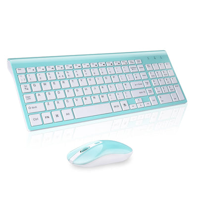 fashion wireless keyboard mouse set 2.4G thin desktop laptop accessories - Xanfro