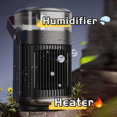 Radiateurs portables 2 en 1 et humidificateur d'intérieur, souffleur d'air chaud domestique, chauffage de pièce haute puissance pour le bureau et la maison