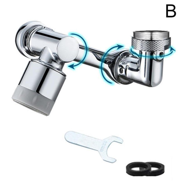 Universal 1080 Swivel Faucet Aerator Multifunction Faucet Extender Universal Swivel Splash Resistant Shower - Xanfro