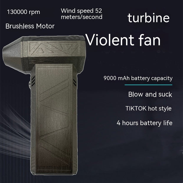 Turbo Fan Silent High Power Jet Fan Brushless Motor Air Duster Fast Recharging Dust Blower Air Blower - Xanfro